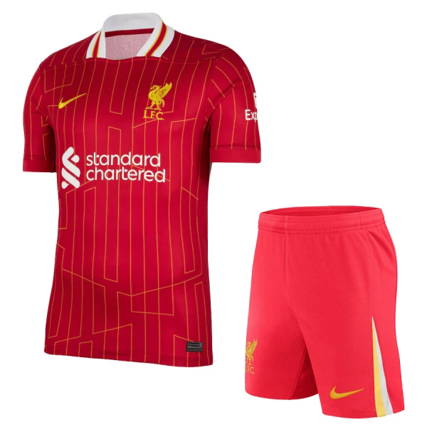 Liverpool Kotipaita Lasten 2024/25 (+ Shortsit)