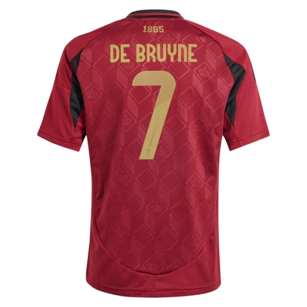 Belgia Kevin De Bruyne 7 Kotipaita Lasten Euro 2024 (+ Shortsit)