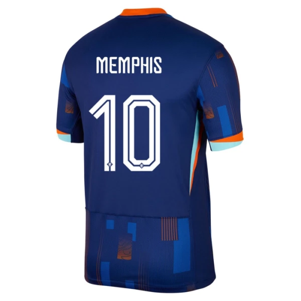 Hollanti Memphis 10 Vieraspaita Euro 2024
