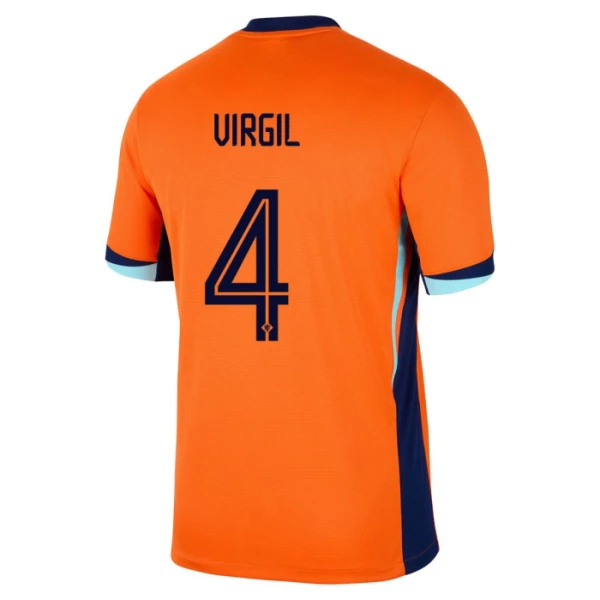 Hollanti Virgil van Dijk 4 Kotipaita Euro 2024 Hollanti Virgil van Dijk 4 Kotipaita Euro 2024