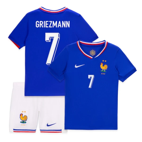 Ranska Antoine Griezmann 7 Kotipaita Lasten Euro 2024 (+ Shortsit) Ranska Antoine Griezmann 7 Kotipaita Lasten Euro 2024 (+ Shortsit)