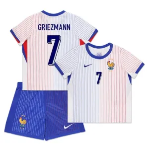 Ranska Antoine Griezmann 7 Vieraspaita Lasten Euro 2024 (+ Shortsit)