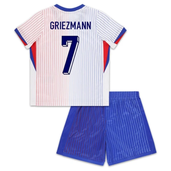 Ranska Antoine Griezmann 7 Vieraspaita Lasten Euro 2024 (+ Shortsit)