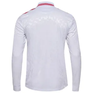 Tanska Vieraspaita Euro 2024 Pitkähihainen