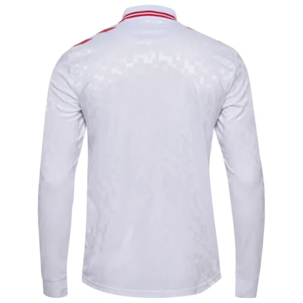 Tanska Vieraspaita Euro 2024 Pitkähihainen