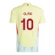 Espanja Dani Olmo 10 Vieraspaita Lasten Euro 2024 (+ Shortsit)