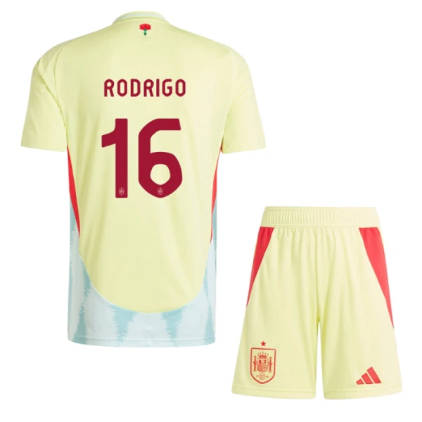 Espanja Rodrigo 16 Vieraspaita Lasten Euro 2024 (+ Shortsit)
