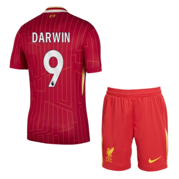 Liverpool Darwin Núñez 9 Kotipaita Lasten 2024/25 (+ Shortsit)