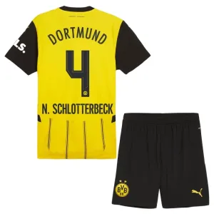 Borussia Dortmund Nico Schlotterbeck 4 Kotipaita Lasten 2024/25 (+ Shortsit)