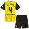 Borussia Dortmund Nico Schlotterbeck 4 Kotipaita Lasten 2024/25 (+ Shortsit)
