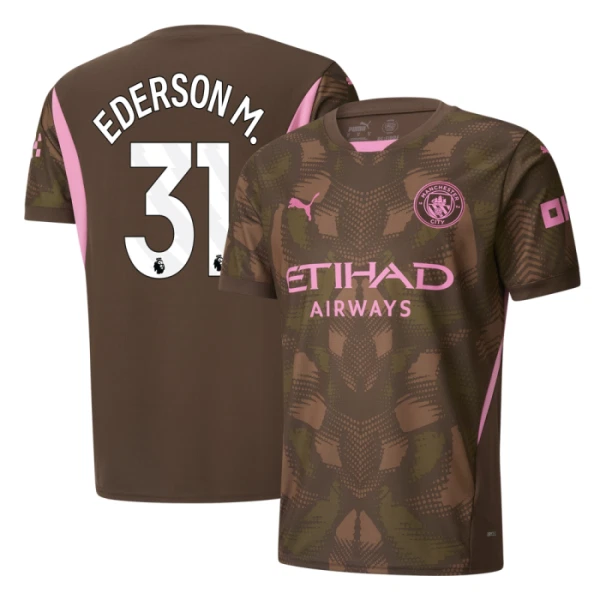 Manchester City Ederson Moraes 31 Maalivahdin Kotipaita 2024/25