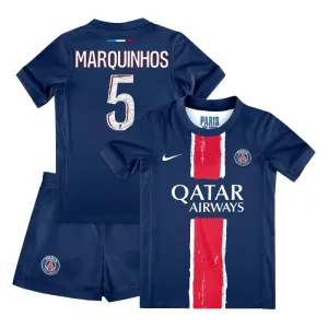 Paris Saint-Germain Marquinhos 5 Kotipaita Lasten 2024/25 (+ Shortsit)