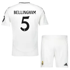 Real Madrid Jude Bellingham 5 Kotipaita Lasten 2024/25 (+ Shortsit)