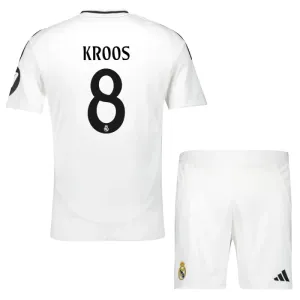 Real Madrid Toni Kroos 8 Kotipaita Lasten 2024/25 (+ Shortsit)