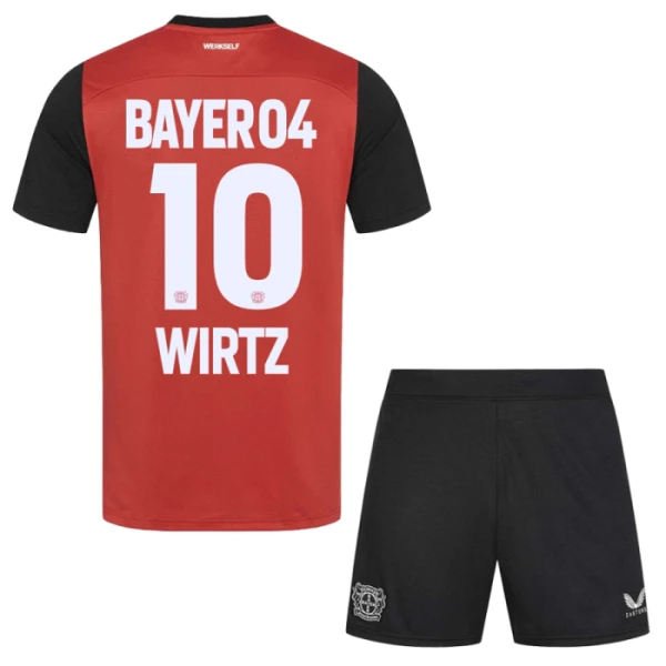 Bayer 04 Leverkusen Florian Wirtz 10 Kotipaita Lasten 2024/25 (+ Shortsit)