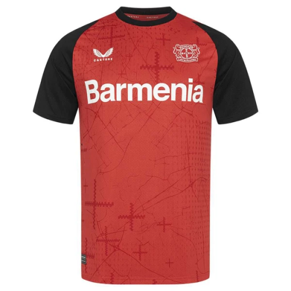 Bayer 04 Leverkusen Jeremie Frimpong 30 Kotipaita Lasten 2024/25 (+ Shortsit)