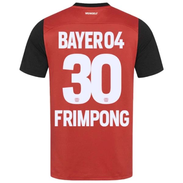 Bayer 04 Leverkusen Jeremie Frimpong 30 Kotipaita Lasten 2024/25 (+ Shortsit)