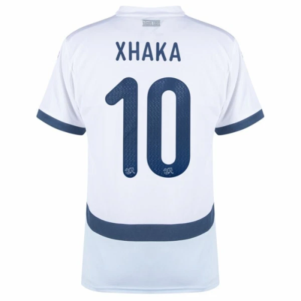 Sveitsi Xhaka 10 Vieraspaita Euro 2024