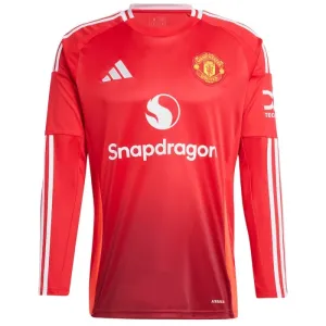 Manchester United Kotipaita 2024/25 Pitkähihainen