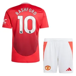 Manchester United Marcus Rashford 10 Kotipaita Lasten 2024/25 (+ Shortsit)