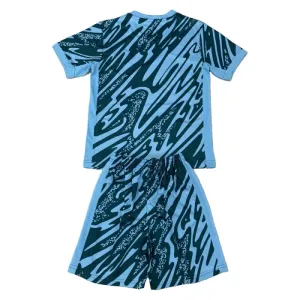 Paris Saint-Germain Maalivahdin Paita Lasten 2024/25 Sininen (+ Shortsit)