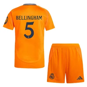 Real Madrid Jude Bellingham 5 Vieraspaita Lasten 2024/25 (+ Shortsit)