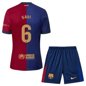 FC Barcelona Gavi 6 Kotipaita Lasten 2024/25 (+ Shortsit)