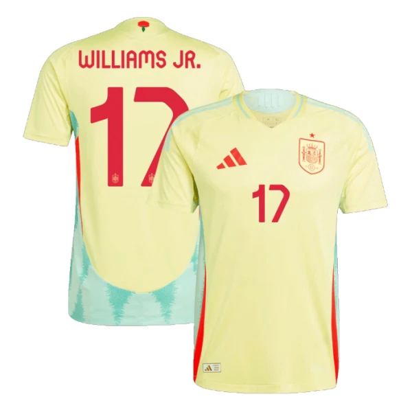 Espanja Williams JR 17 Vieraspaita Euro 2024