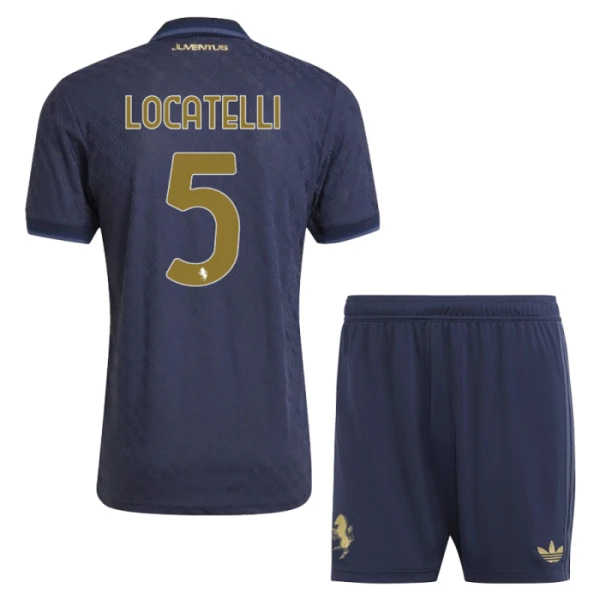 Juventus Locatelli 5 3. Paita Lasten 2024/25 (+ Shortsit)