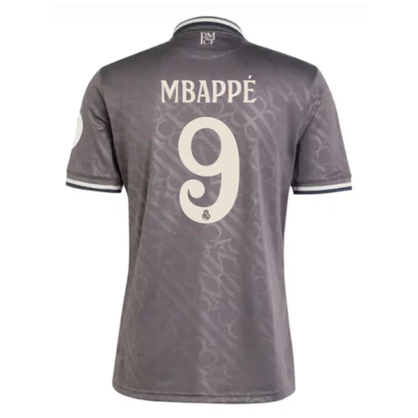 Real Madrid Kylian Mbappé 9 3. Paita Lasten 2024/25 (+ Shortsit)