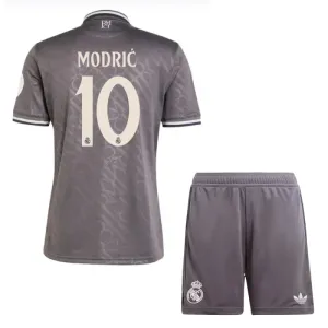 Real Madrid Luka Modrić 10 3. Paita Lasten 2024/25 (+ Shortsit)