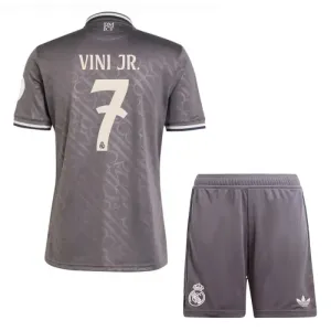 Real Madrid Vinicius Junior 7 3. Paita Lasten 2024/25 (+ Shortsit)