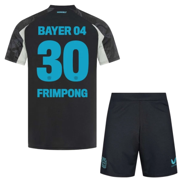 Bayer 04 Leverkusen Jeremie Frimpong 30 3. Paita Lasten 2024/25 (+ Shortsit)