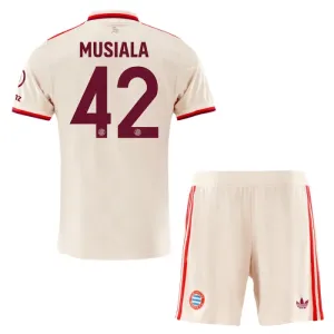 FC Bayern München Jamal Musiala 42 3. Paita Lasten 2024/25 (+ Shortsit)