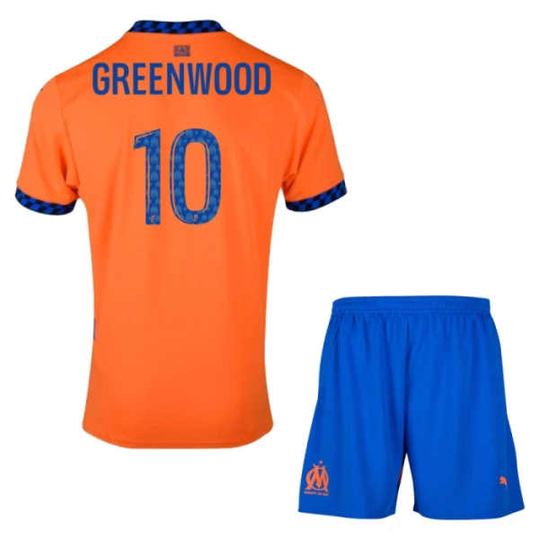 Olympique Marseille Greenwood 10 3. Paita Lasten 2024/25 (+ Shortsit) Olympique Marseille Greenwood 10 3. Paita Lasten 2024/25 (+ Shortsit)