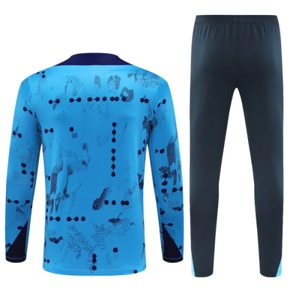 Chelsea Harjoittelupusero puvut Puolivetri 2024/25 Sininen