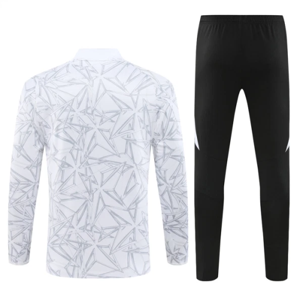 Real Madrid Harjoittelupusero puvut Puolivetri 2024/25 Valkoinen