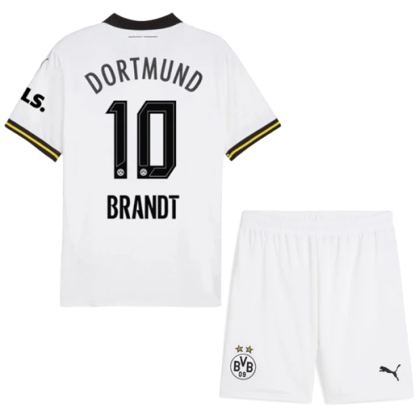 Borussia Dortmund Julian Brandt 10 3. Paita Lasten 2024/25 (+ Shortsit)