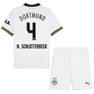 Borussia Dortmund Nico Schlotterbeck 4 3. Paita Lasten 2024/25 (+ Shortsit)
