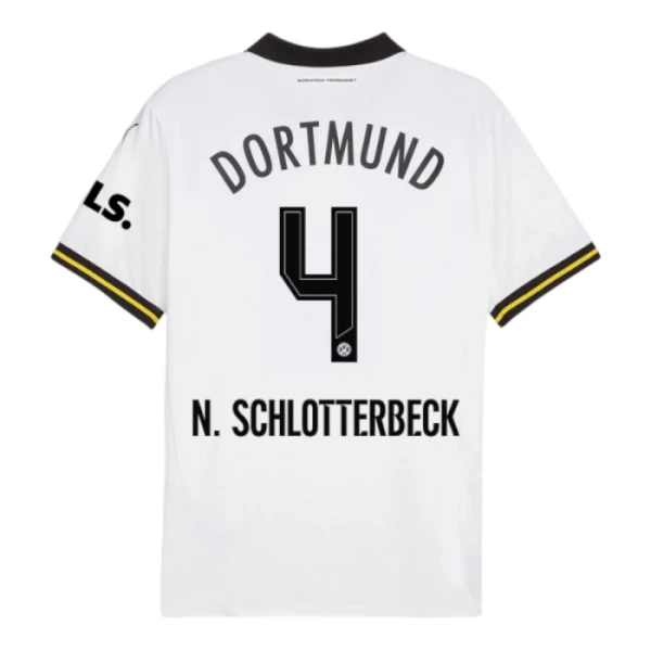 Borussia Dortmund Nico Schlotterbeck 4 3. Paita Lasten 2024/25 (+ Shortsit)