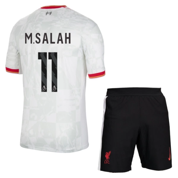 Liverpool Mohamed Salah 11 3. Paita Lasten 2024/25 (+ Shortsit)