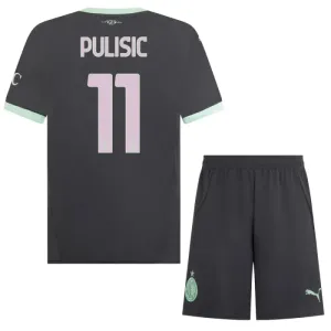 AC Milan Christian Pulisic 11 3. Paita Lasten 2024/25 (+ Shortsit)