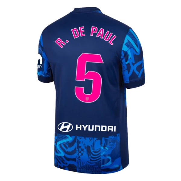 Atlético Madrid R. de Paul 5 3. Paita Lasten 2024/25 (+ Shortsit)