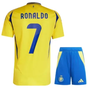 Al-Nassr FC Cristiano Ronaldo 7 Kotipaita Lasten 2024/25 (+ Shortsit)