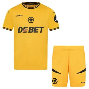 Wolverhampton Wanderers Kotipaita Lasten 2024/25 (+ Shortsit)