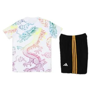 Real Madrid Paita Lasten 2024/25 Dragon Valkoinen (+ Shortsit)