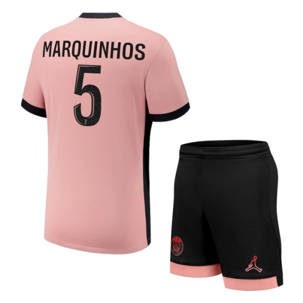Paris Saint-Germain Marquinhos 5 3. Paita Lasten 2024/25 (+ Shortsit)