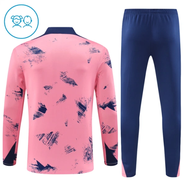 Paris Saint-Germain Harjoittelupusero puvut Lasten Puolivetri 2024/25 Vaaleanpunainen