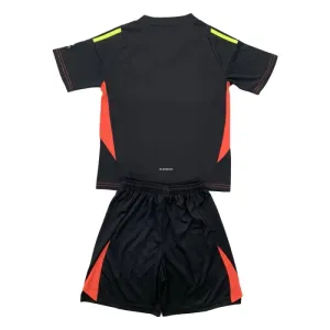 Aston Villa Maalivahdin Paita Lasten 2024/25 Musta (+ Shortsit)