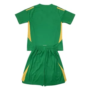 Espanja Maalivahdin Paita Lasten Euro 2024 Vihreä (+ Shortsit)